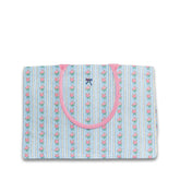 Rose Stripe Oversized Canvas Tote