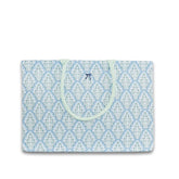 Scallop Floral Oversized Canvas Tote