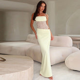 Felicia™ | Long Dress with Lace Detail