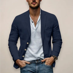 Men's Linen Blazer – Lightweight Comfortable. Elegant Summer Style