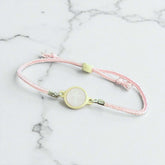 Tap To Pray Lotus Adjustable String Bracelet