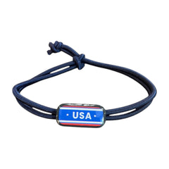 USA Adjustable Cord Bracelet