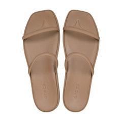 Miami Two Strap Sandals in Milk Chocolate