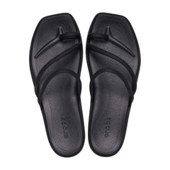Miami Toe Loop Sandals in Black