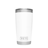 YETI White Rambler 20oz. Tumbler