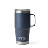 YETI Navy Rambler 20oz Travel Mug