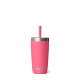 YETI Tropical Pink Rambler 10oz Tumbler with Silicone Straw