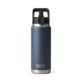 YETI Navy 26oz Straw Water Bottle