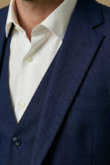Men's Three-Piece Wedding Guest Suit – Tailored Slim Fit Jacket. Waistcoat and Trousers for Formal Celebrations