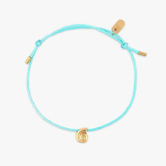 Lydia Seashell Charm Bracelet in Blue