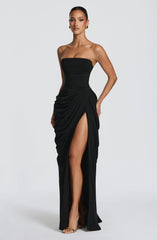 Cyra Maxi Dress - Black
