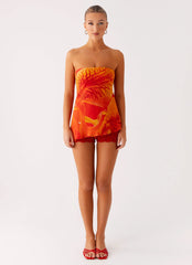 Over The Horizon Asymetrical Top - Serene Orange