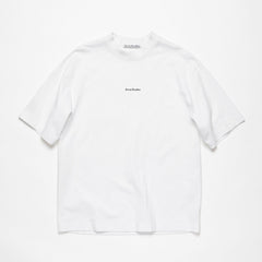 Acne Studios Men's Summer Solid Color Logo Printed Round Neck Cotton Short Sleeve T-Shirt #98862