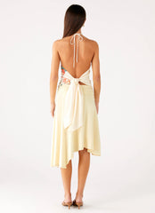 Loreta Beaded Tie Back Top - Siena Floral