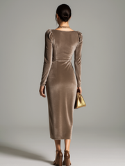 Salma™ | Elegant Midi Dress