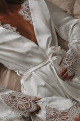 Como Satin Robe