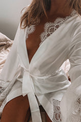 Como Satin Robe