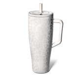 Brumate 40oz Era Handled Tumbler in Limestone Leopard