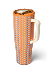 BruMate Era Flip 40 oz Tumbler in Vibe Check | DWEF40VCK-ORANGECHECK