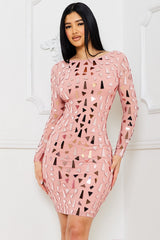 Symphony Dress - Mirror Glass Pieces Mini Dress