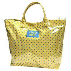 Lulu Mac Plastic Coated Tote Bag in Butter