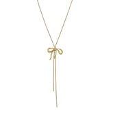 Bow Dangle Necklace