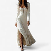 Vienna™ | Maxi Buttoned Dress