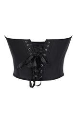 Black Beaded Corset Top