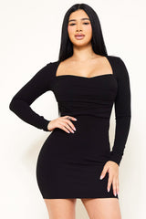 Symphony Dress - Bustier Square Neck Mini Dress
