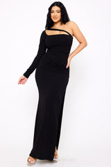 Symphony Dress - One Shoulder With Strap Maxi Dress