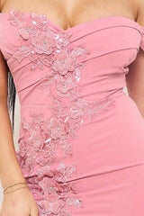 Symphony Dress - Flower Shaped Sequin Maxi Dress