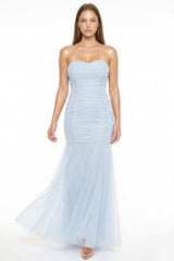 Symphony Dress - Overlay Mesh Mermaid Maxi Dress