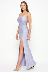 Symphony Dress - Rhinestone Mermaid Maxi Dress