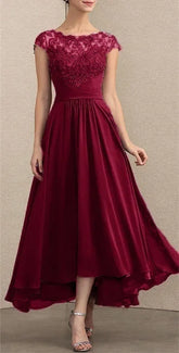 Phyllis™ | Elegant Lace Chiffon Maxi Dress