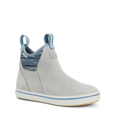 Women's 6 Inch Leather Ankle Deck Boot in Gray