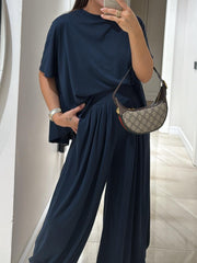 Leanne™ | Casual Top & Wide-Leg Pants Set