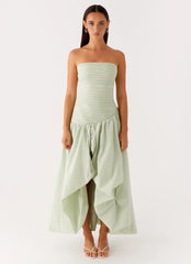 Misa Bubble Maxi Dress - Mint