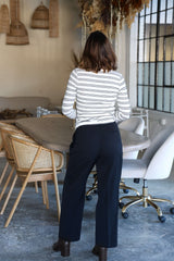 Anabelle Black Pleated Trousers - FINAL SALE