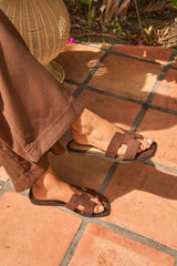 Desert Drift Sandals - Brown - FINAL SALE