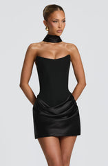 Maggie Mini Dress - Black