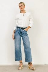 Torry Cropped Wide Leg Jeans FINAL SALE