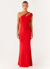 Lopez Maxi Dress - Tangerine