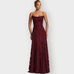Camryn™ | Elegant Strapless Velvet Gown