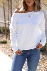 Free People Ivory Jess Long Sleeve Top