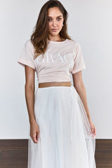 Grace Tee Grey Outlet