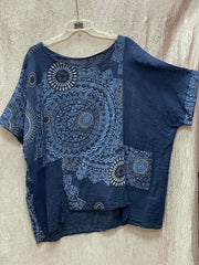 Zahara | Women's Mandala Print Top & Wide Leg Pants Co-Ord Set