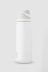 Owala FreeSip 40 oz Stainless Steel Water Bottle in White | C05494-SHYMARSHMALLOW