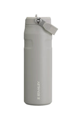 Stanley 24 oz IceFlow Flip Straw Lid Bottle in Ash Grey | 10-11283-018