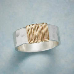 Auriel™ | Vintage Gold Thread Ring