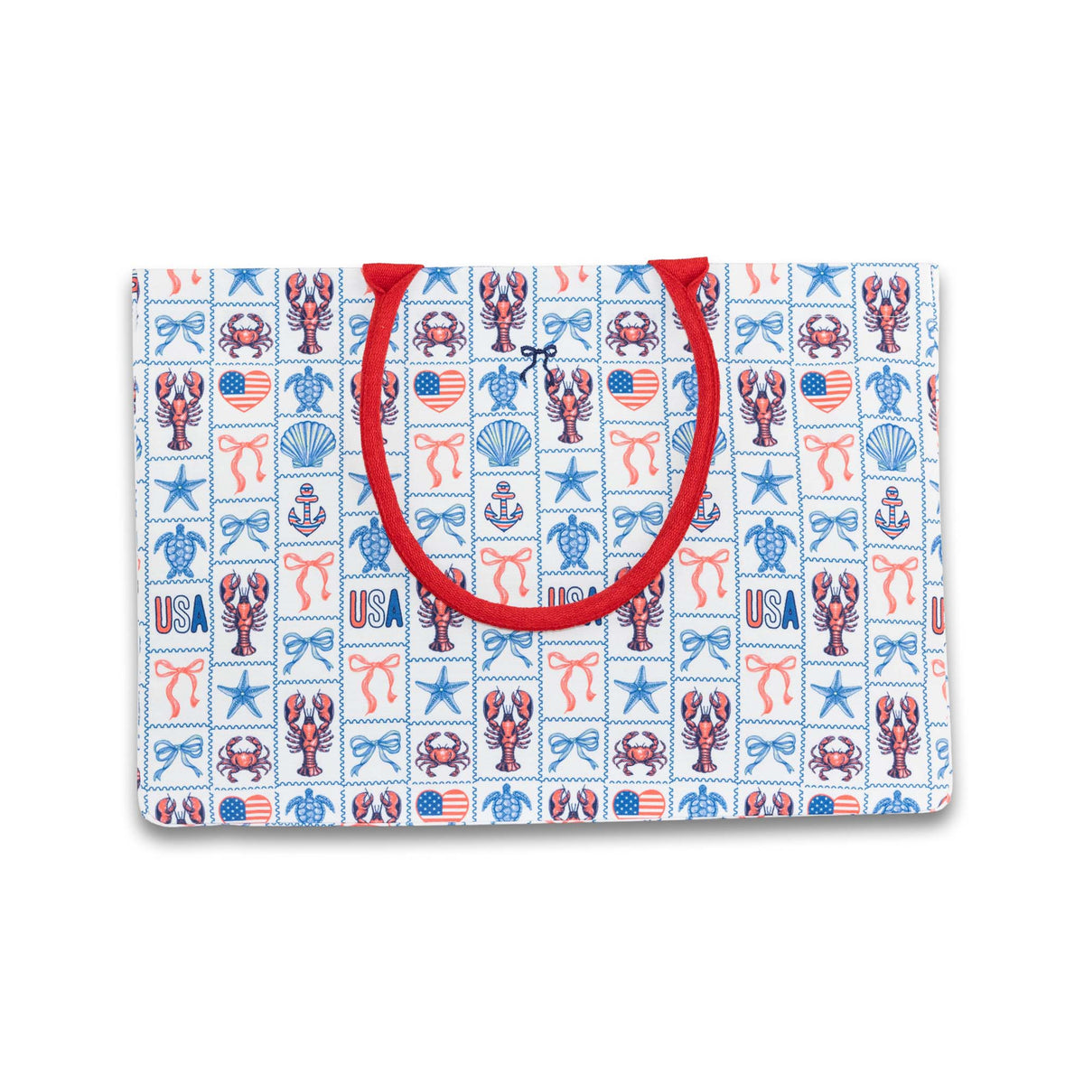 Lobster Patch Oversized Canvas Tote